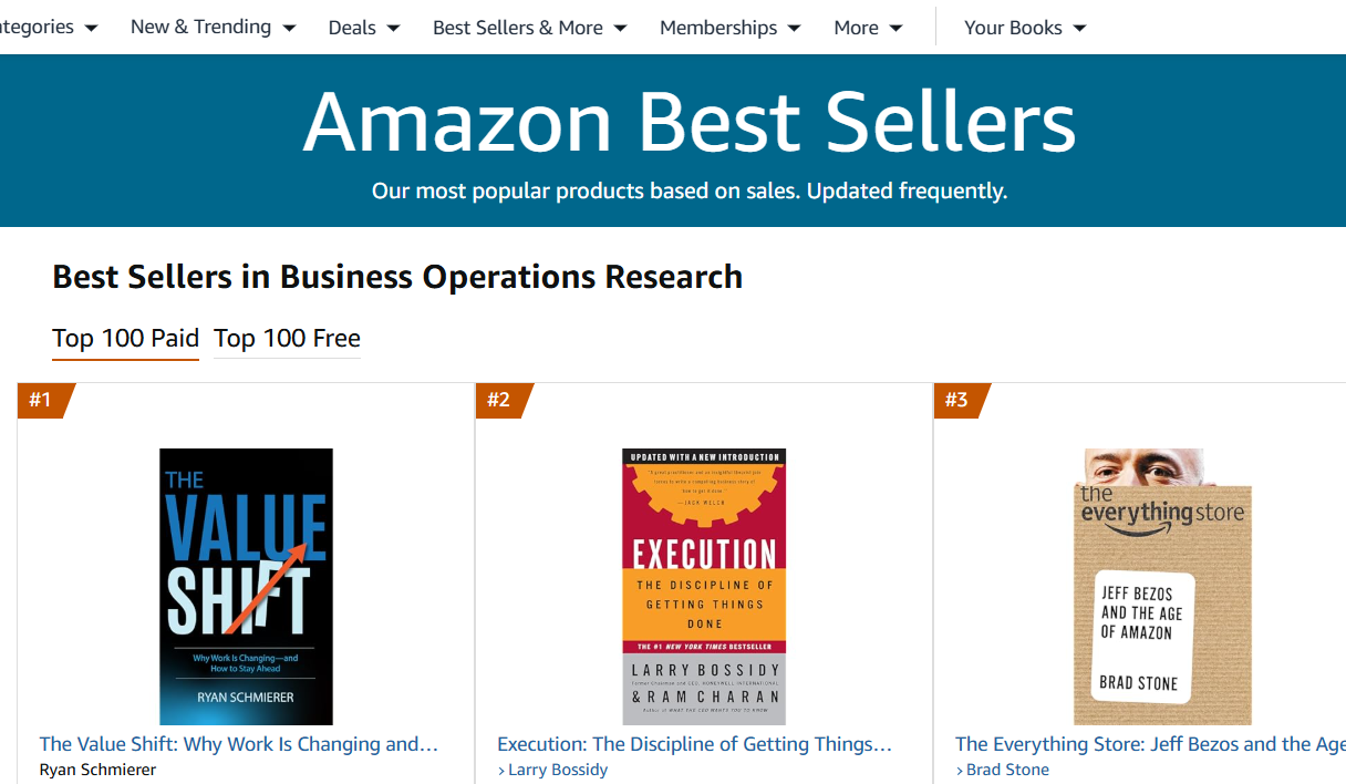 #1 Bestseller — Business Operations Research