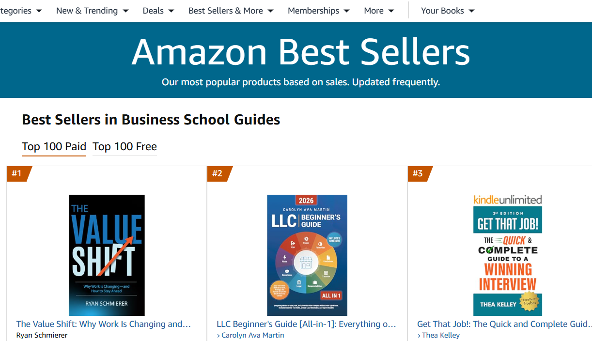 #1 Bestseller — Business School Guides