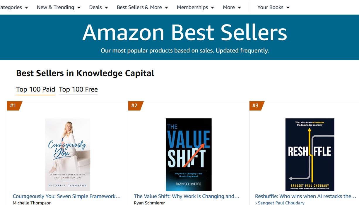 #2 Bestseller — Knowledge Capital